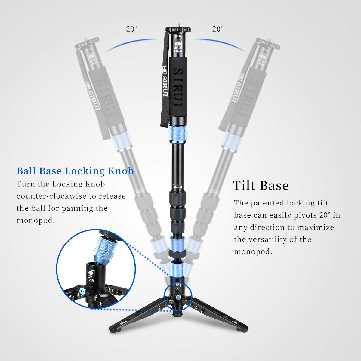 Sirui P 204Sr P Series Monopod